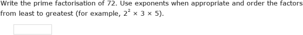 IXL - Prime factorisation with exponents (Year 7 maths practice)
