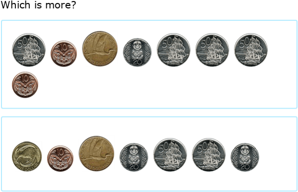 IXL - Compare money amounts (Year 2 maths practice)