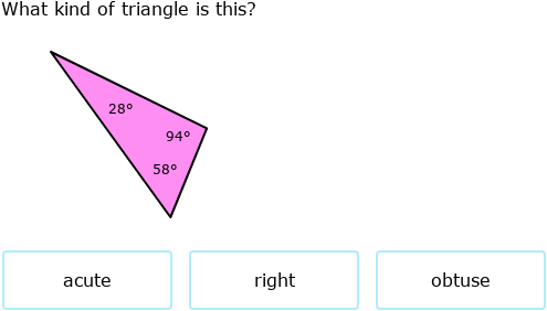 IXL - Types of triangles (Year 5 maths practice)