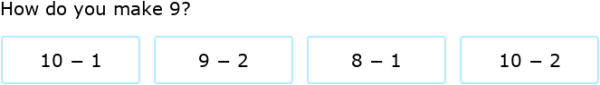IXL - Make a number using subtraction - numbers up to 10 (Year 1 maths ...