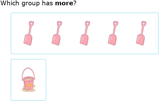 IXL - More (Kindergarten maths practice)