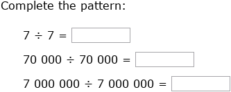 IXL - Division patterns over increasing place values (Year 6 maths ...