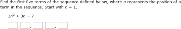 IXL - Evaluate variable expressions for number sequences (Year 9 maths ...