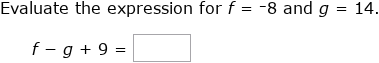 IXL - Evaluate multi-variable expressions (Year 8 maths practice)