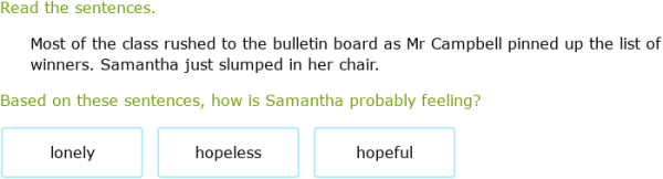 IXL - Use actions and dialogue to understand characters (Year 4 English ...
