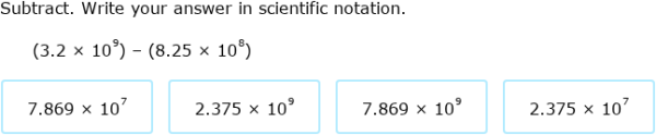 IXL - Add and subtract numbers written in scientific notation (Year 10 ...