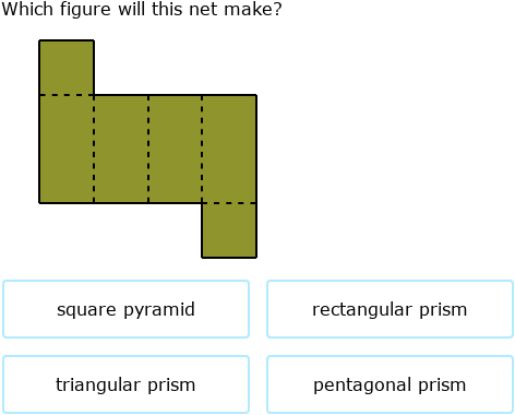 IXL - Nets of three-dimensional figures (Year 5 maths practice)