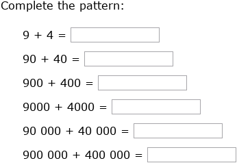 IXL - Addition patterns over increasing place values (Year 5 maths ...