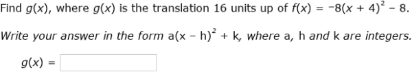 IXL - Transformations of quadratic functions (Year 10 maths practice)