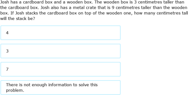 IXL - Word problems with extra or missing information (Year 5 maths ...