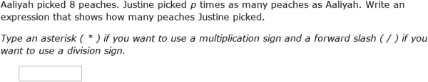IXL - Write variable expressions: word problems (Year 8 maths practice)