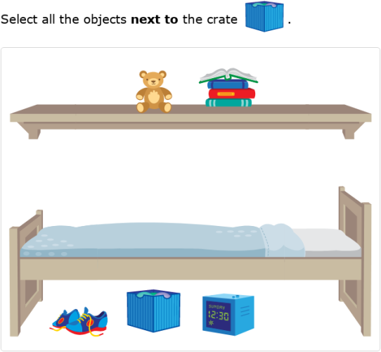 IXL Beside And Next To Year 1 Maths Practice 