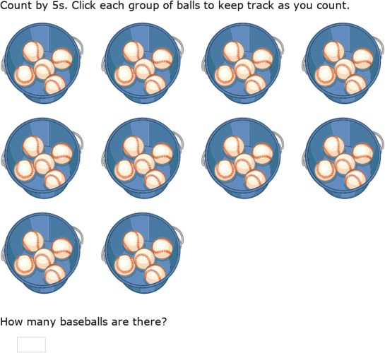 IXL Learn to skipcount by twos, fives and tens (Year 1 maths practice)